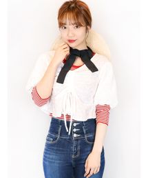 dazzlin | ふわそでコットンミニブラウス(シャツ/ブラウス)