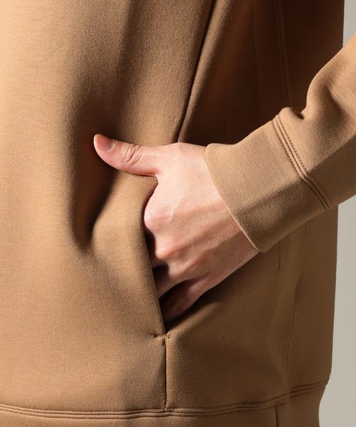 EDIFICE（エディフィス）の「ライト ダンボール パーカー（パーカー・メンズ・チャコールグレー/ブラック/ベージュ/ブラウン/ブルー系その他・SMALL/MEDIUM/LARGE）」の8枚目の写真