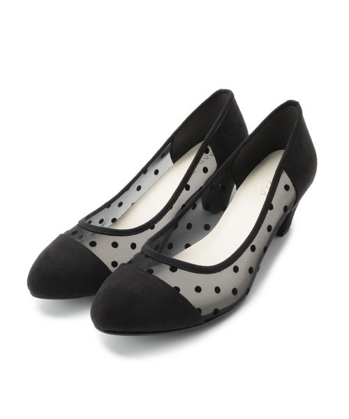 grove（グローブ）の「【5.5cm】やわここちパンプス(日本製)（パンプス・レディース・グレー/ブラック/ネイビー/ライトブルー/ベビーピンク/イエロー系その他5/ブラック系1/ライトパープル/ブラック系7/オレンジ系その他5/ブラック系3/ベージュ系その他6・20/25/30/35/40/45/50）」の5枚目の写真