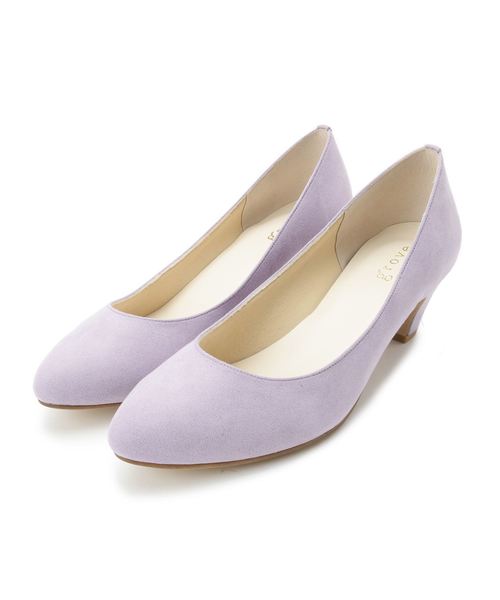 grove（グローブ）の「【5.5cm】やわここちパンプス(日本製)（パンプス・レディース・グレー/ブラック/ネイビー/ライトブルー/ベビーピンク/イエロー系その他5/ブラック系1/ライトパープル/ブラック系7/オレンジ系その他5/ブラック系3/ベージュ系その他6・20/25/30/35/40/45/50）」の10枚目の写真
