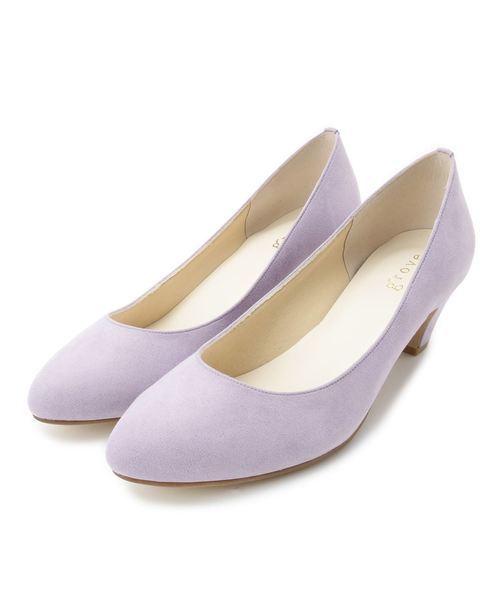 grove（グローブ）の「【5.5cm】やわここちパンプス(日本製)（パンプス・レディース・グレー/ブラック/ネイビー/ライトブルー/ベビーピンク/イエロー系その他5/ブラック系1/ライトパープル/ブラック系7/オレンジ系その他5/ブラック系3/ベージュ系その他6・20/25/30/35/40/45/50）」の13枚目の写真