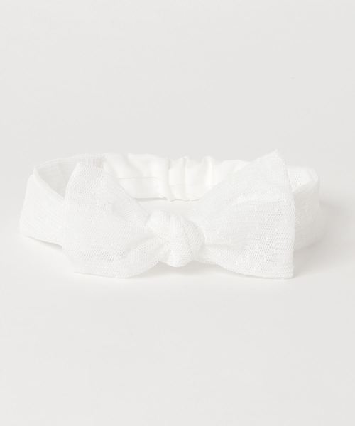 niva（ニヴァ）の「【niva/ニヴァ】Ribbon band（ヘアバンド・キッズ・ホワイト/レッド/ピンク/その他・FREE）」の2枚目の写真