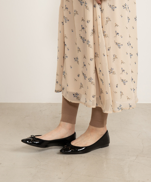 WEGO（ウィゴー）の「WEGO/リブレギンス10分丈（レギンス/スパッツ・レディース・ライトブラウン/ブラック/ライトグレー・FREE）」の3枚目の写真