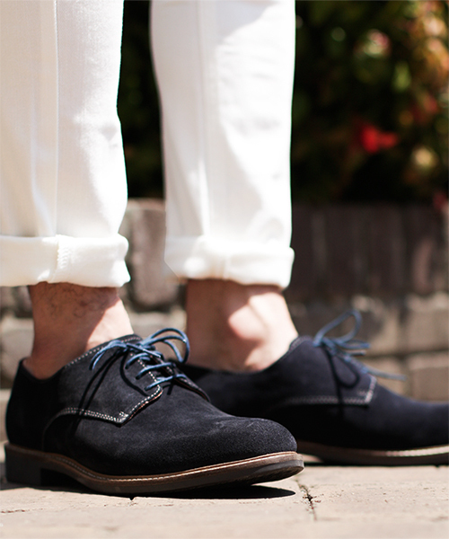 NANO universe（ナノユニバース）の「スウェードオックスシューズ（ドレスシューズ・メンズ・タン/ネイビー/ダークブラウン・40/41/42/43）」の3枚目の写真