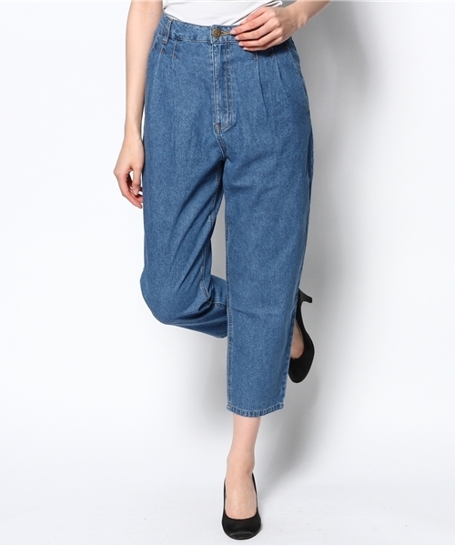 mystic（ミスティック）の「タックデニムパンツ（デニムパンツ・レディース・ブルー/ライトブルー・2/1）」の3枚目の写真