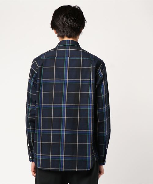 EDIFICE（エディフィス）の「C/Te CHECK WIDE REGULAR（シャツ/ブラウス・メンズ・ネイビー/サックスブルー/ベージュ・LARGE/SMALL/MEDIUM/FREE）」の5枚目の写真