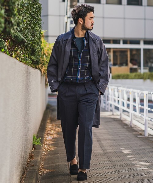 EDIFICE（エディフィス）の「C/Te CHECK WIDE REGULAR（シャツ/ブラウス・メンズ・ネイビー/サックスブルー/ベージュ・LARGE/SMALL/MEDIUM/FREE）」の9枚目の写真