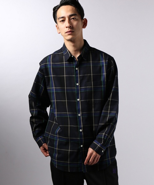 EDIFICE（エディフィス）の「C/Te CHECK WIDE REGULAR（シャツ/ブラウス・メンズ・ネイビー/サックスブルー/ベージュ・LARGE/SMALL/MEDIUM/FREE）」の7枚目の写真