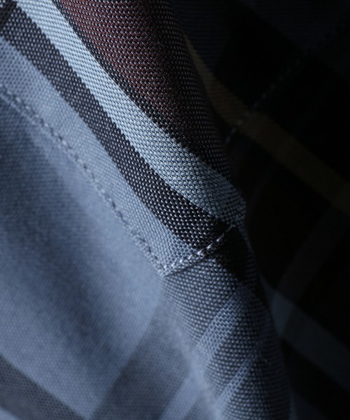 EDIFICE（エディフィス）の「C/Te CHECK WIDE REGULAR（シャツ/ブラウス・メンズ・ネイビー/サックスブルー/ベージュ・LARGE/SMALL/MEDIUM/FREE）」の21枚目の写真