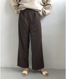 TODAYFUL | ヘリンボーンシフォンパンツ(その他パンツ)