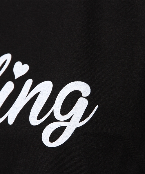 WEGO（ウィゴー）の「WEGO/ギンガムチェックスリーブTシャツ（Tシャツ/カットソー・レディース・ホワイト/ブラック/サックスブルー/レッド・FREE）」の11枚目の写真