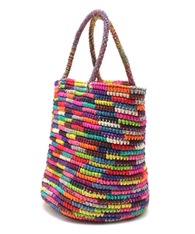 ◇USED◇SENSI STUDIO 上品な配色のかごバッグ センシスタジオ かご