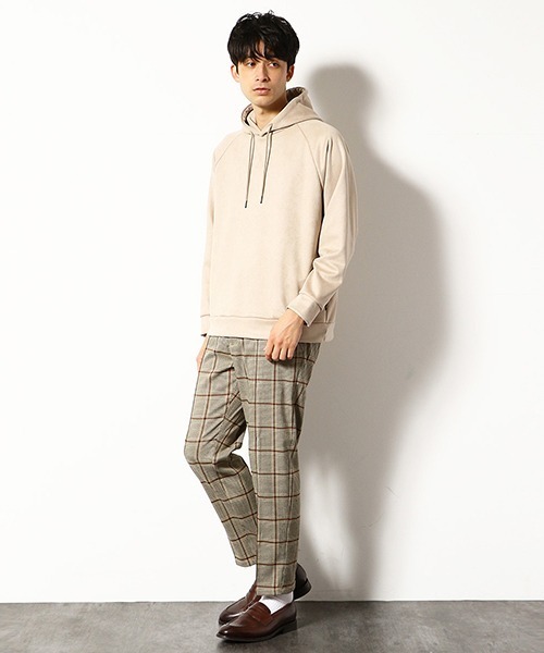 COMME CA COMMUNE(コムサコミューン)の「ビッググレンチェックピンタック イージーパンツ(その他パンツ・メンズ・ブラウン系/グリーン系・MEDIUM/LARGE/SMALL)」の16枚目の写真