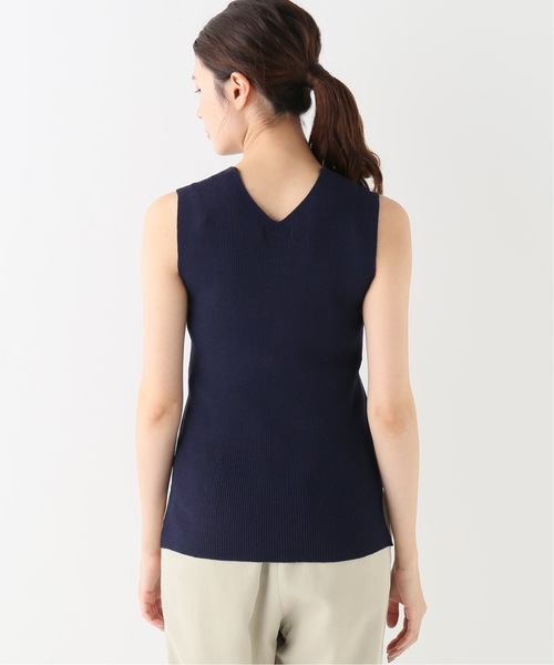 journal standard L'essage(ジャーナルスタンダードレサージュ)の「SAMBAノースリーブプルオーバー(Tシャツ/カットソー・レディース・ベージュ/ネイビー/グリーン・FREE)」の20枚目の写真
