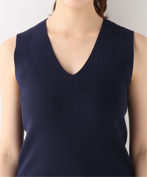 journal standard L'essage(ジャーナルスタンダードレサージュ)の「SAMBAノースリーブプルオーバー(Tシャツ/カットソー・レディース・ベージュ/ネイビー/グリーン・FREE)」の19枚目の写真