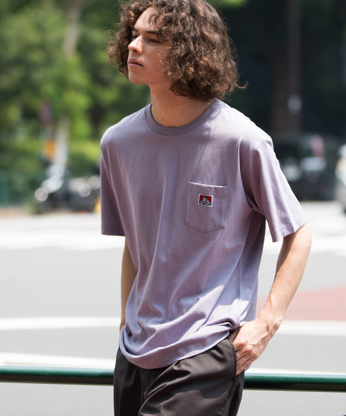 BEN DAVIS（ベンデイビス）の「【BEN DAVIS】 COLOERS POCKET TEE（Tシャツ/カットソー・メンズ・チャコールグレー/ブラック/ターコイズブルー/ラベンダー/イエロー/ホワイト・L/M/LL）」の5枚目の写真