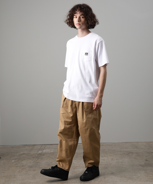 BEN DAVIS（ベンデイビス）の「【BEN DAVIS】 COLOERS POCKET TEE（Tシャツ/カットソー・メンズ・チャコールグレー/ブラック/ターコイズブルー/ラベンダー/イエロー/ホワイト・L/M/LL）」の8枚目の写真