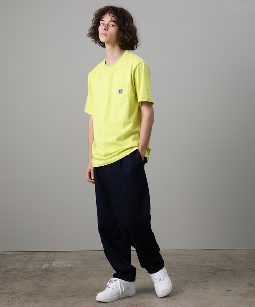 BEN DAVIS（ベンデイビス）の「【BEN DAVIS】 COLOERS POCKET TEE（Tシャツ/カットソー・メンズ・チャコールグレー/ブラック/ターコイズブルー/ラベンダー/イエロー/ホワイト・L/M/LL）」の10枚目の写真