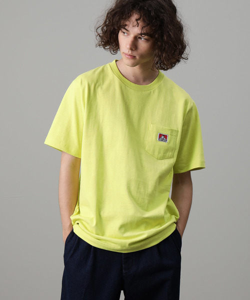 BEN DAVIS（ベンデイビス）の「【BEN DAVIS】 COLOERS POCKET TEE（Tシャツ/カットソー・メンズ・チャコールグレー/ブラック/ターコイズブルー/ラベンダー/イエロー/ホワイト・L/M/LL）」の11枚目の写真