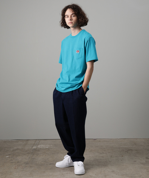 BEN DAVIS（ベンデイビス）の「【BEN DAVIS】 COLOERS POCKET TEE（Tシャツ/カットソー・メンズ・チャコールグレー/ブラック/ターコイズブルー/ラベンダー/イエロー/ホワイト・L/M/LL）」の13枚目の写真