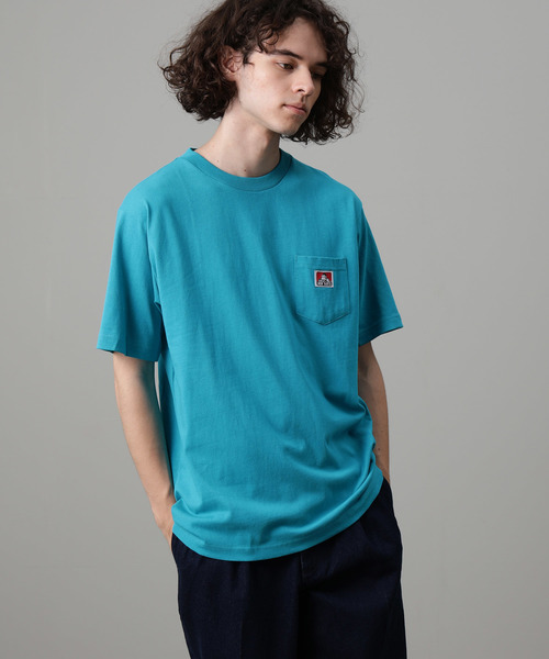 BEN DAVIS（ベンデイビス）の「【BEN DAVIS】 COLOERS POCKET TEE（Tシャツ/カットソー・メンズ・チャコールグレー/ブラック/ターコイズブルー/ラベンダー/イエロー/ホワイト・L/M/LL）」の14枚目の写真