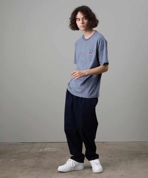 BEN DAVIS（ベンデイビス）の「【BEN DAVIS】 COLOERS POCKET TEE（Tシャツ/カットソー・メンズ・チャコールグレー/ブラック/ターコイズブルー/ラベンダー/イエロー/ホワイト・L/M/LL）」の15枚目の写真