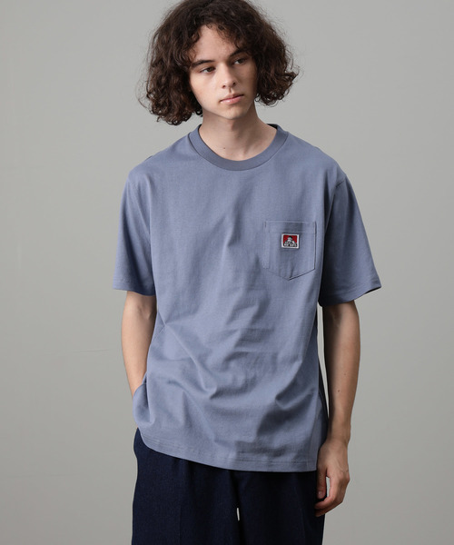 BEN DAVIS（ベンデイビス）の「【BEN DAVIS】 COLOERS POCKET TEE（Tシャツ/カットソー・メンズ・チャコールグレー/ブラック/ターコイズブルー/ラベンダー/イエロー/ホワイト・L/M/LL）」の17枚目の写真