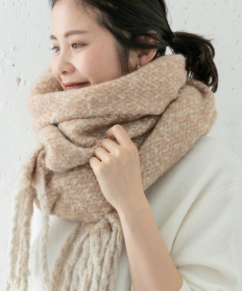 URBAN RESEARCH Sonny Label(アーバンリサーチサニーレーベル)の「ふわふわメランジストール(マフラー/ショール)」|ベージュ