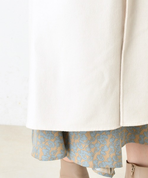 DouDou(ドゥドゥ)の「ビッグフーディーコート(その他アウター・レディース・ブラウン/オフホワイト・FREE)」の14枚目の写真