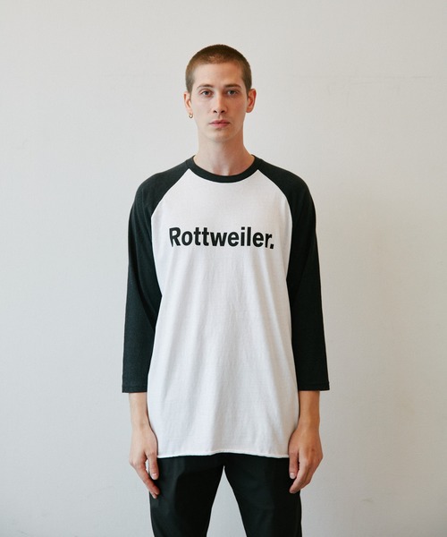 ROTTWEILER(ロットワイラー)の「R・W 3/4 Tee(Tシャツ/カットソー)」|ブラック