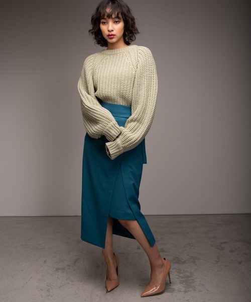 American Cie セール アメリカンラグシー Rag Cie レイヤード サージストレッチ Rag Rag Cie アメリカンラグシー のファッション ナロースカート スカート American