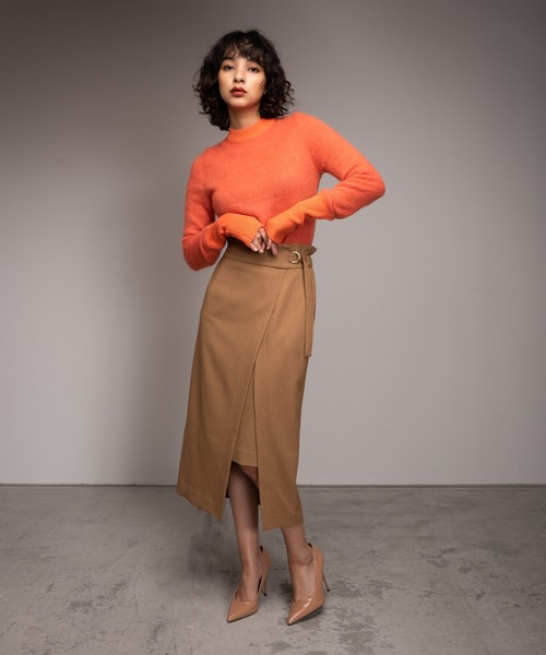 American Cie セール アメリカンラグシー Rag Cie レイヤード サージストレッチ Rag Rag Cie アメリカンラグシー のファッション ナロースカート スカート American