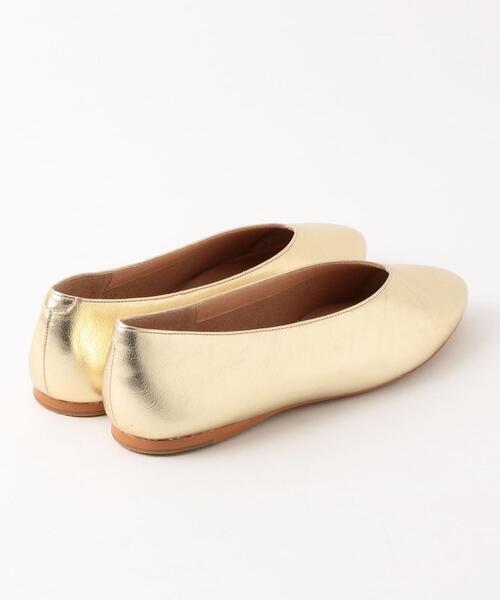 green label relaxing（グリーンレーベルリラクシング）の「◆FFC ラウンド Vカット フラットシューズ(1.0cmヒール)（その他シューズ・レディース・ゴールド/ブラック/ホワイト/ベージュ・22cm/25cm/23.5cm/22.5cm/23cm/24.5cm/24cm）」の11枚目の写真