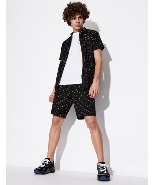 ARMANI EXCHANGE(アルマーニエクスチェンジ)の「【A|Xアルマーニ エクスチェンジ】ロゴプリント コットンストレッチショートパンツ(その他パンツ・メンズ・ネイビー/ブラック/ホワイト・31inch/29inch/34inch/32inch/33inch/36inch/28inch/30inch)」の9枚目の写真