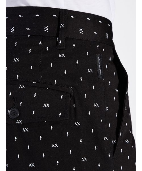 ARMANI EXCHANGE(アルマーニエクスチェンジ)の「【A|Xアルマーニ エクスチェンジ】ロゴプリント コットンストレッチショートパンツ(その他パンツ・メンズ・ネイビー/ブラック/ホワイト・31inch/29inch/34inch/32inch/33inch/36inch/28inch/30inch)」の6枚目の写真