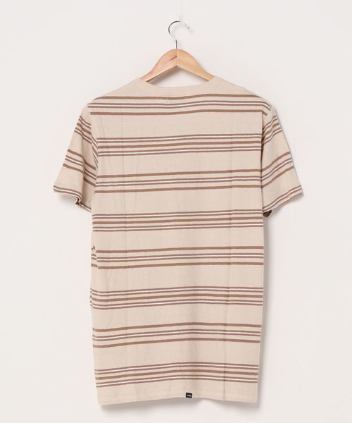 THRILLS(スリルズ)の「THRILLS MEMORY STRIPE MERCH FIT TEE (スリルズ メモリー ストライプ マーチフィット Tシャツ)(Tシャツ/カットソー・メンズ・オフホワイト・S/M)」の2枚目の写真