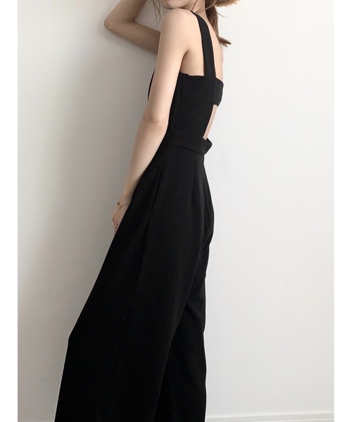 amel（エイメル）の「バックオープンジャンプスーツ（つなぎ/オールインワン・レディース・ブラック・FREE）」の11枚目の写真