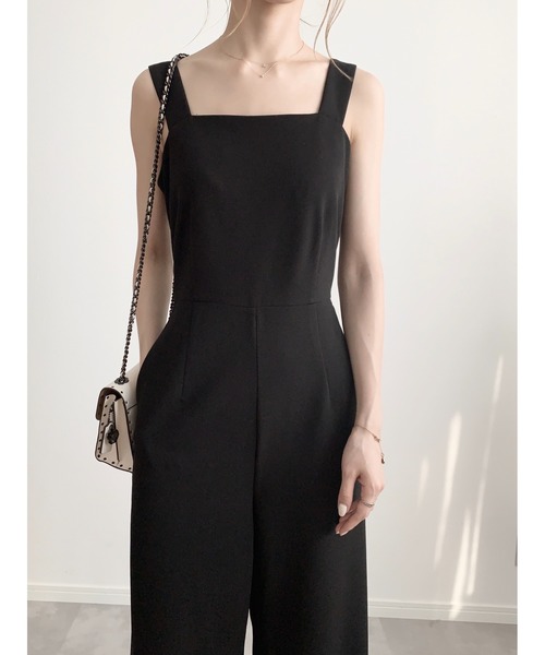 amel（エイメル）の「バックオープンジャンプスーツ（つなぎ/オールインワン・レディース・ブラック・FREE）」の16枚目の写真