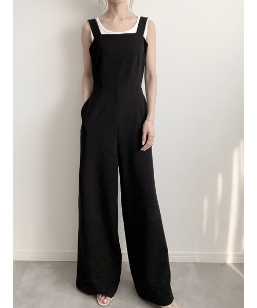 amel（エイメル）の「バックオープンジャンプスーツ（つなぎ/オールインワン・レディース・ブラック・FREE）」の19枚目の写真
