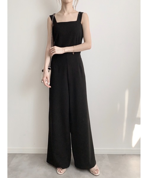 amel（エイメル）の「バックオープンジャンプスーツ（つなぎ/オールインワン・レディース・ブラック・FREE）」の10枚目の写真