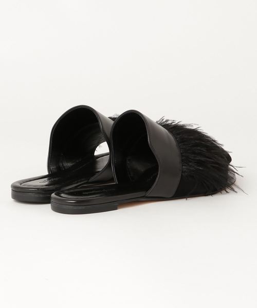 Rouge vif（ルージュヴィフ）の「quartierglam ﾌｪｻﾞｰﾌﾗｯﾄﾐｭｰﾙ（パンプス・レディース・ブラック・36/37/35/35.5/36.5）」の2枚目の写真