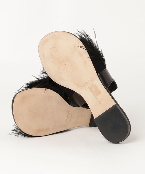 Rouge vif（ルージュヴィフ）の「quartierglam ﾌｪｻﾞｰﾌﾗｯﾄﾐｭｰﾙ（パンプス・レディース・ブラック・36/37/35/35.5/36.5）」の3枚目の写真