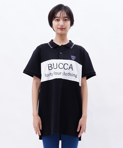 BUCCA 44(ブッカフォーティーフォー)の「【BUCCA 44】切り替えプリントポロシャツ(ポロシャツ・メンズ・ブラック/ブルー・XXX-LARGE/MEDIUM/LARGE/X-LARGE/XX-LARGE)」の19枚目の写真