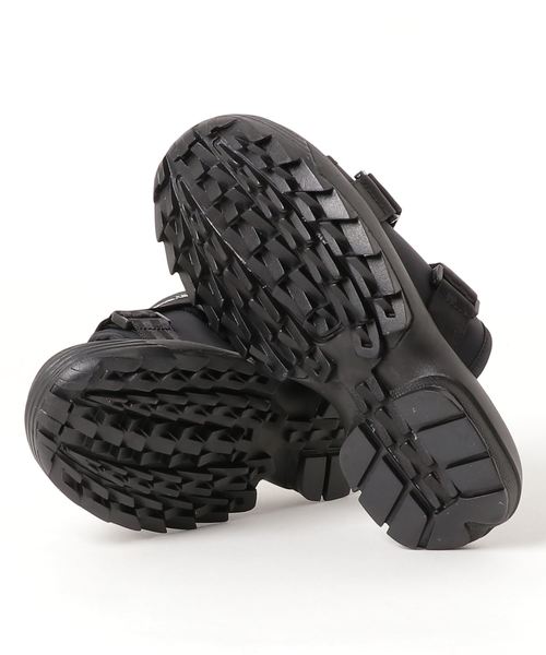 MEI（メイ）の「MEI/メイ RECYCLE NYLON SANDAL / ベルクロスポーツサンダル ロゴスポサン（サンダル・メンズ・ブラック/ベージュ・S/M/L）」の4枚目の写真