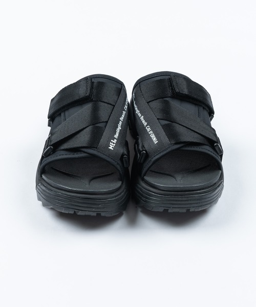 MEI（メイ）の「MEI/メイ RECYCLE NYLON SANDAL / ベルクロスポーツサンダル ロゴスポサン（サンダル・メンズ・ブラック/ベージュ・S/M/L）」の9枚目の写真