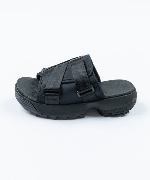 MEI（メイ）の「MEI/メイ RECYCLE NYLON SANDAL / ベルクロスポーツサンダル ロゴスポサン（サンダル・メンズ・ブラック/ベージュ・S/M/L）」の11枚目の写真