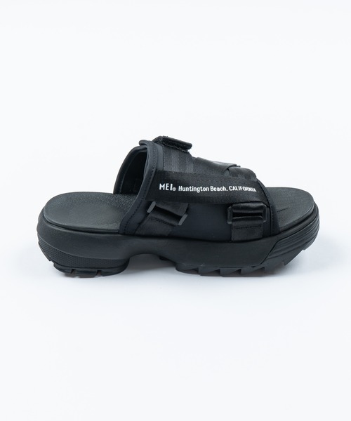MEI（メイ）の「MEI/メイ RECYCLE NYLON SANDAL / ベルクロスポーツサンダル ロゴスポサン（サンダル・メンズ・ブラック/ベージュ・S/M/L）」の12枚目の写真