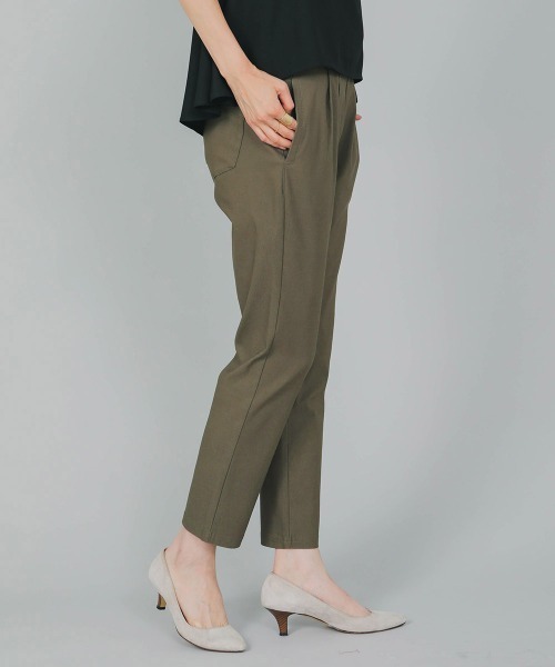 Bou Jeloud(ブージュルード)の「抗菌HAKIYASEストレッチパンツ(その他パンツ・レディース・ブラック/ベージュ/ネイビー/カーキ/キャメル/サンドベージュ/ダークネイビー・40/38/36)」の20枚目の写真