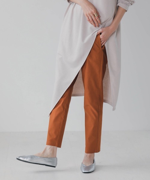 Bou Jeloud(ブージュルード)の「抗菌HAKIYASEストレッチパンツ(その他パンツ・レディース・ブラック/ベージュ/ネイビー/カーキ/キャメル/サンドベージュ/ダークネイビー・40/38/36)」の12枚目の写真