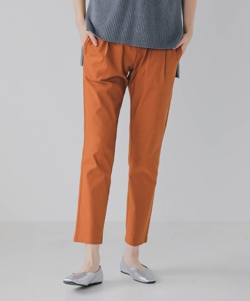 Bou Jeloud(ブージュルード)の「抗菌HAKIYASEストレッチパンツ(その他パンツ・レディース・ブラック/ベージュ/ネイビー/カーキ/キャメル/サンドベージュ/ダークネイビー・40/38/36)」の15枚目の写真